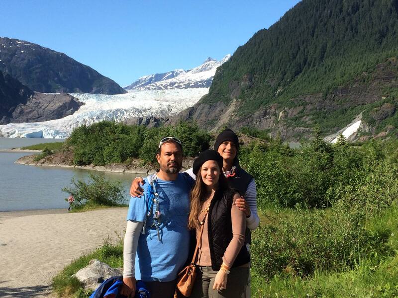 Mendenhal glacier alaska family trip travel vacation holiday old soles turtle and bear